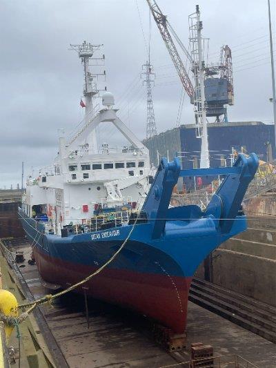 Thordon rudder bearing for research ship