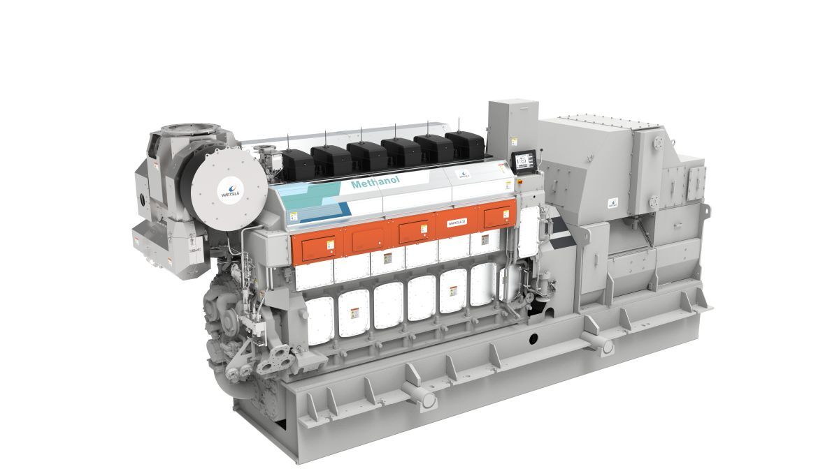 The Wärtsilä 32M methanol-fuelled engine has received type-approval certificates from several classification societies around the world (source: Wärtsilä Corp)