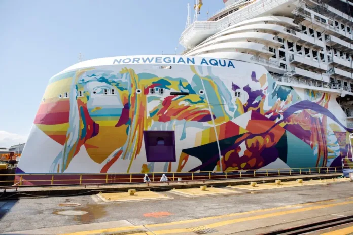 New cruise ship reaches construction milestone and prepares for debut