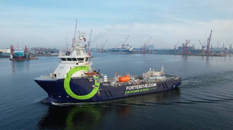 DNV Awards Certificates for Fortescue’s Dual-fueled Ammonia-powered Vessel