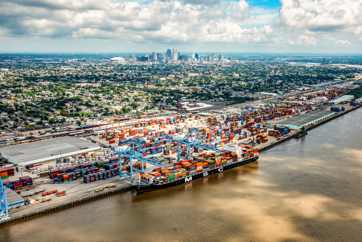 Port of New Orleans Aerial