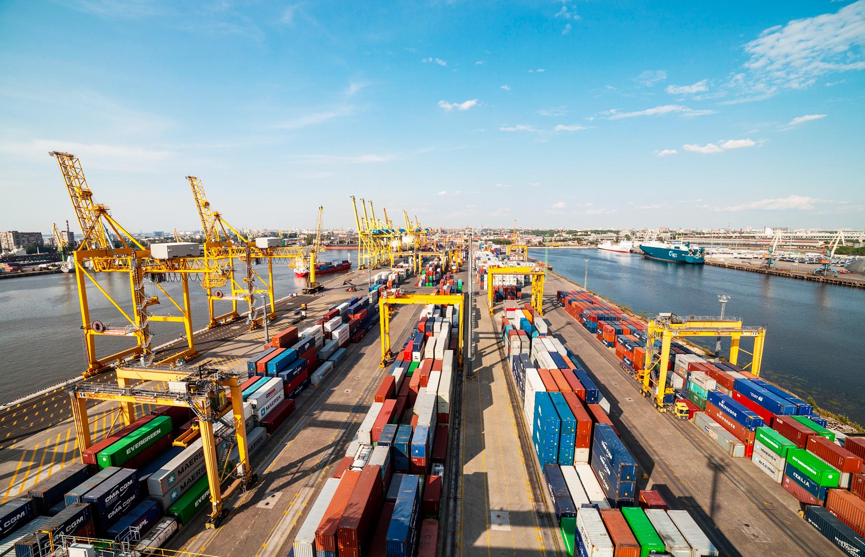 First Container Terminal (FCT) is located in the harbor of the Port of St. Petersburg