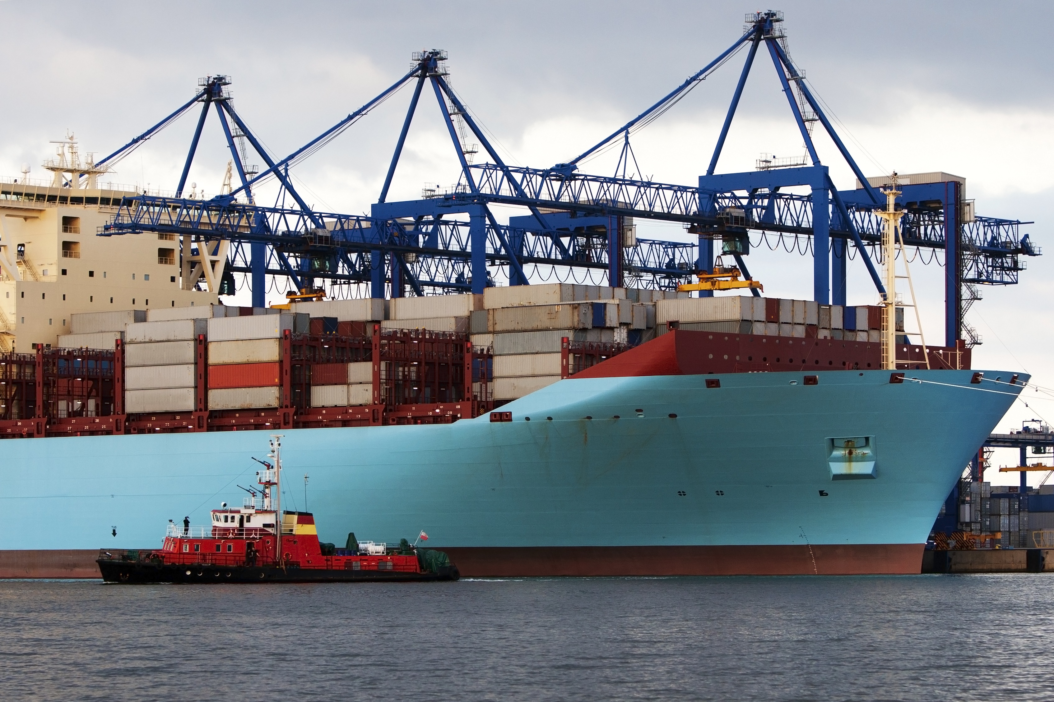 The largest container ship