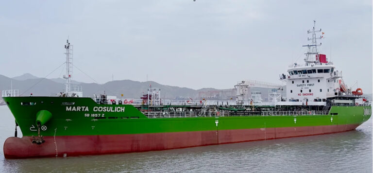 Fratelli Cosulich adds new methanol and biofuel bunker barge to its fleet