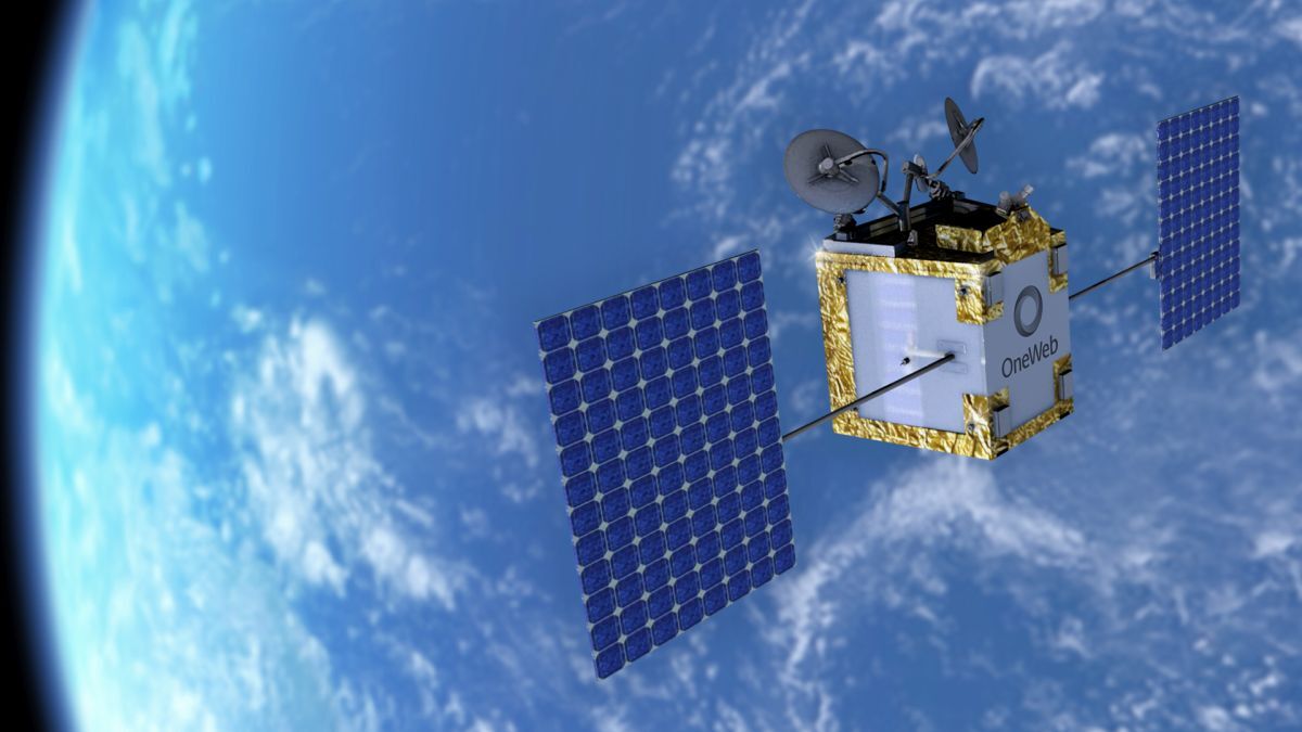 Eutelsat OneWeb LEO satellite provides low latency and high speed connectivity (source: Eutelsat OneWeb)