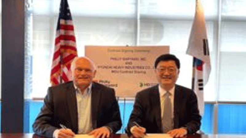 Philly Shipyard and Hyundai Heavy Industries sign MoU