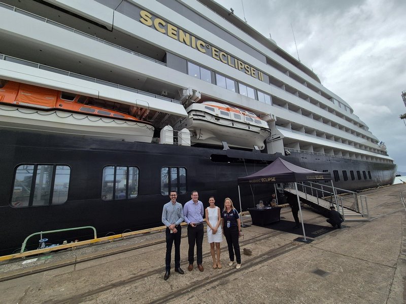 Scenic Eclipse iI Makes Maiden Call to Townsville
