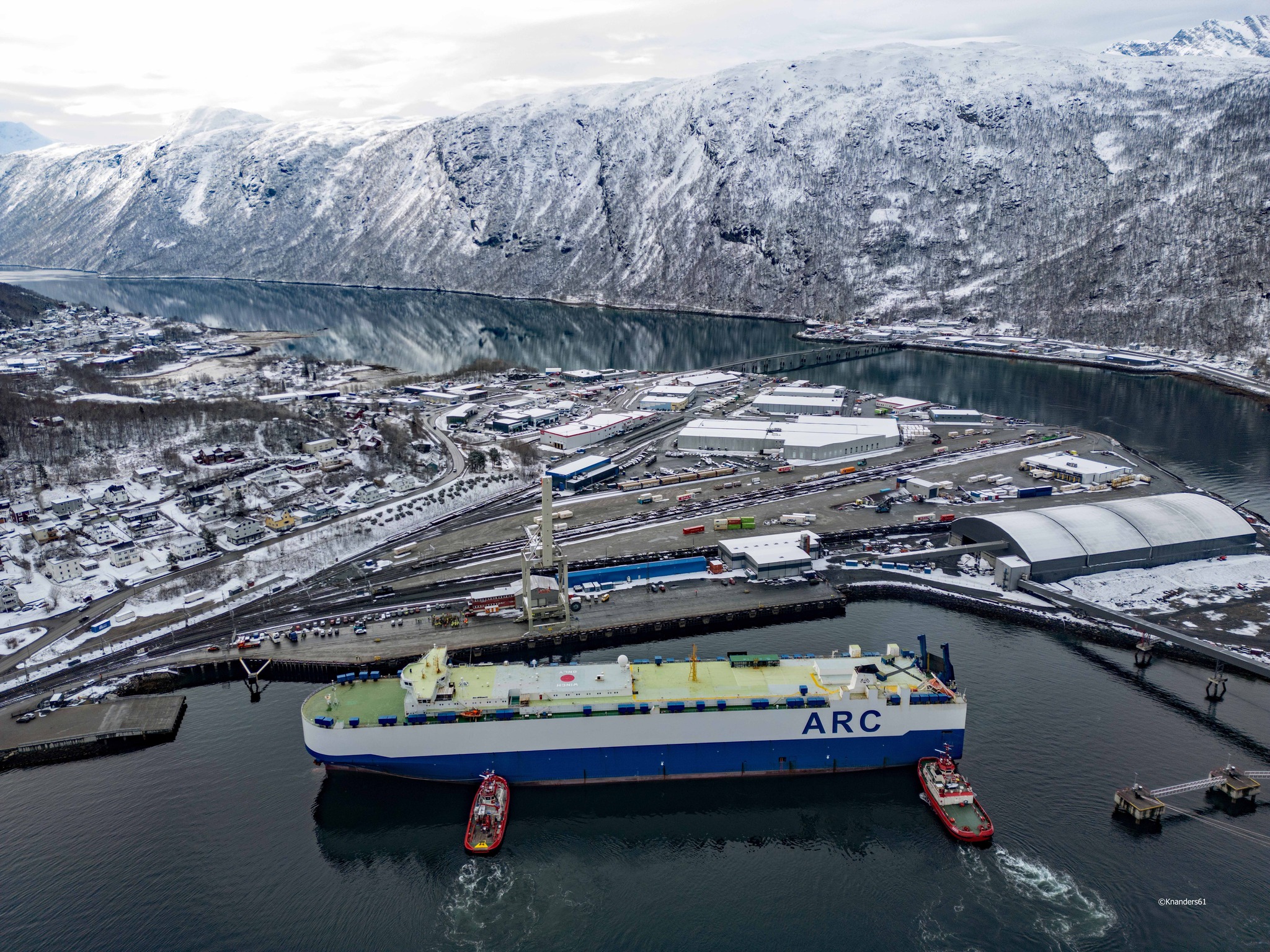 American Roll-On Roll-Off Carrier (ARC) Supports the Deployment of the Patriot Brigade inside the Arctic Circle