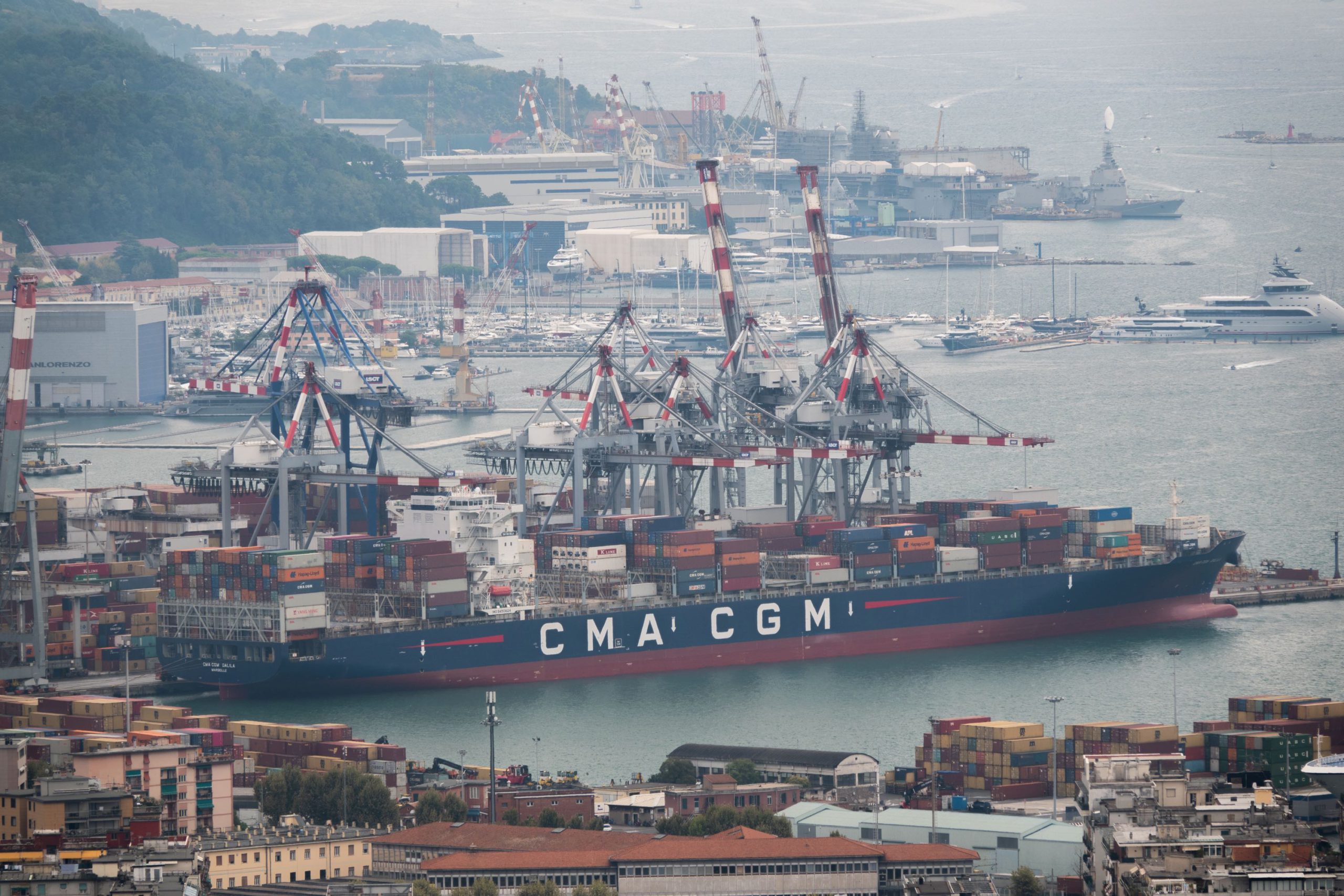CMA CGM Dalila made her debut at LSCT in September 2020