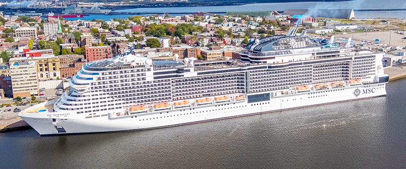 MSC Meraviglia Kicks Off 2024 Cruise Season at Port Saint John