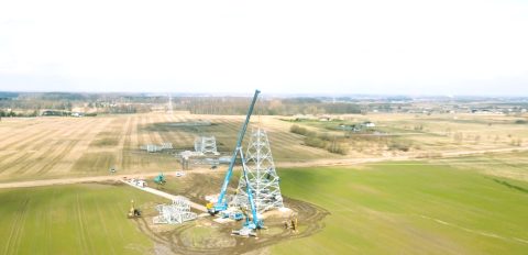 Sarens facilitates Lithuania’s power infrastructure development