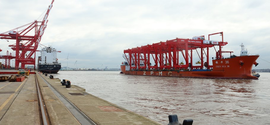 CRMG ZPMC cranes at the Port of Liverpool
