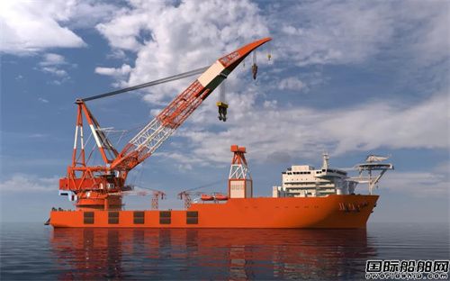 Wuhan Ship Machinery signs contract for Yantai Salvage Bureau's 5,600-ton full-revolving crane project.