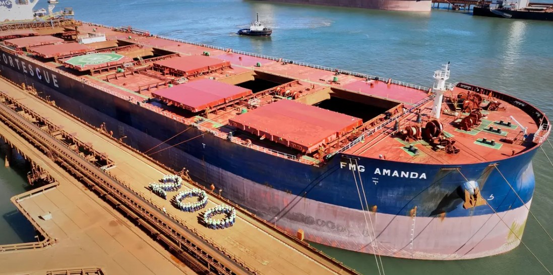 Fortescue celebrates 200 million tonne shipping record